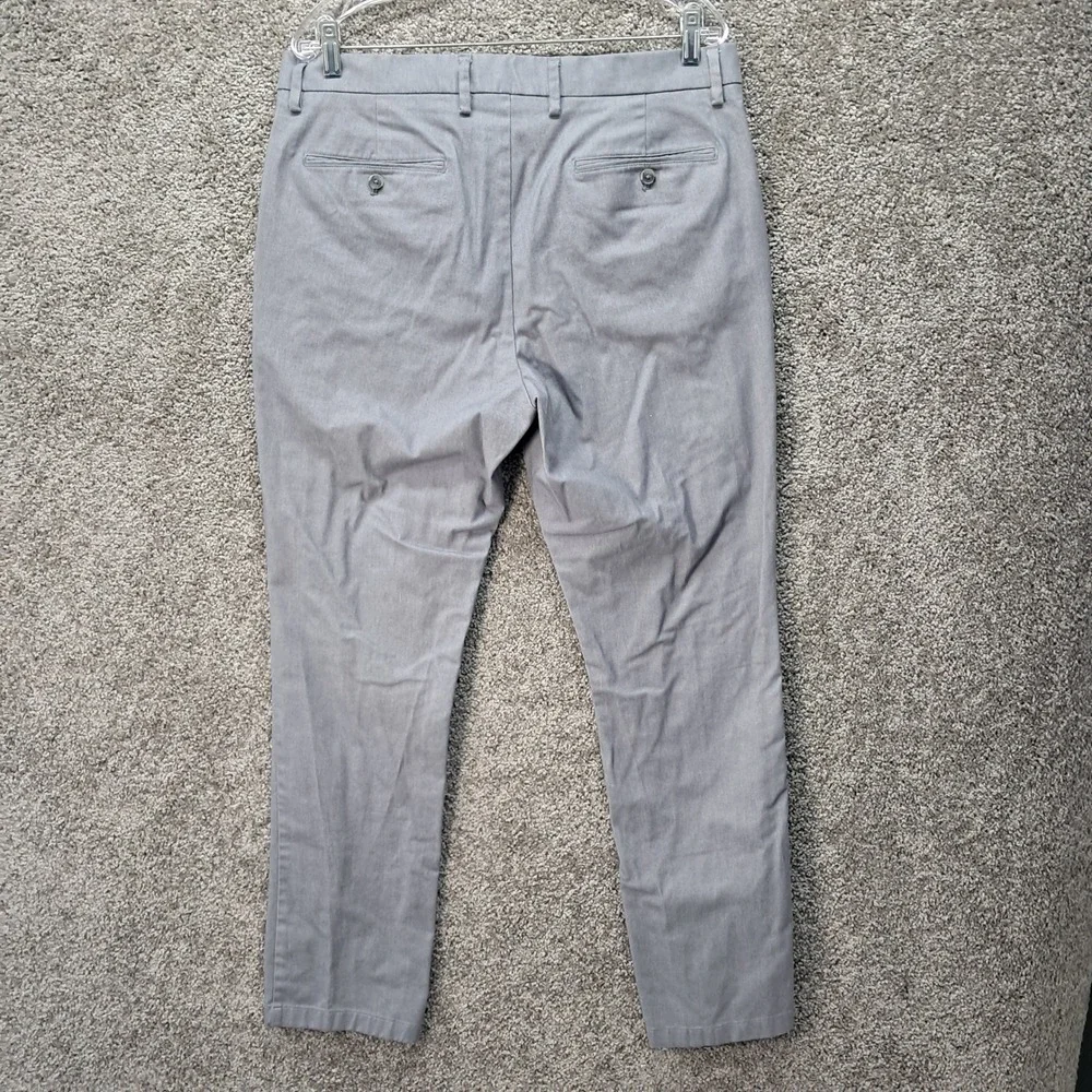 Old Navy‎ Ultimate Slim Built-In Flex Pants Mens 36x30 Gray Chinos 1166